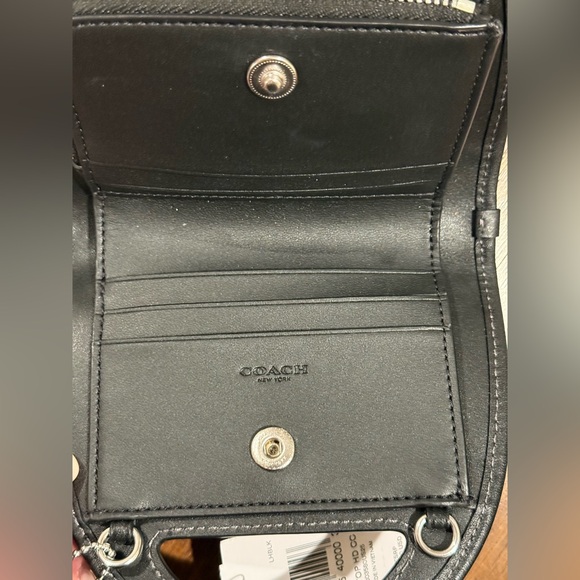 Coach Top Handle Card Case Crossbody Bag - Picture 8 of 9